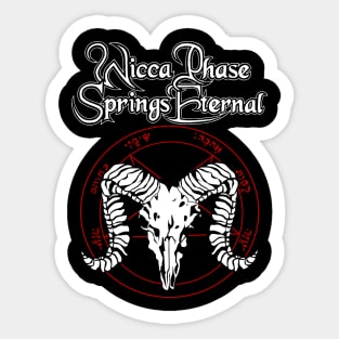 Wicca Phase Springs Eternal Sticker